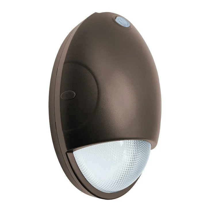 LED Wall Pack, CCT Selectable, 15W, 1950 Lumens, Integrated Photocell, Emergency Backup Option, 120-277V