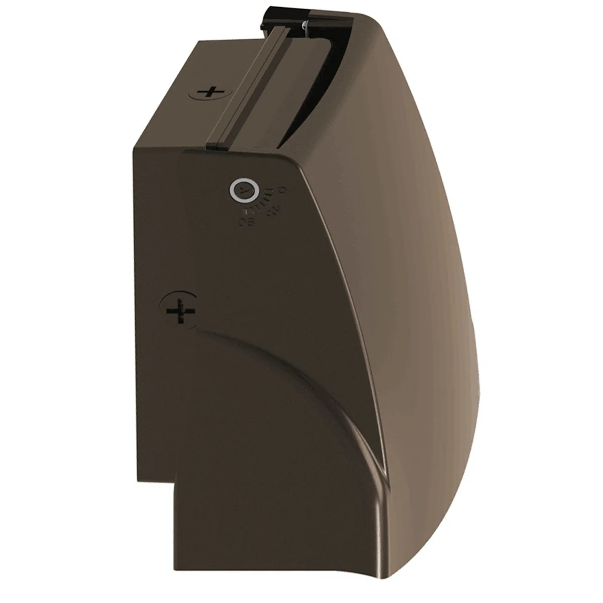 LED Full Cutoff Adjustable Wall Pack, 30W, 4050 Lumens, CCT Selectable, 120-277V, Bronze Finish - Image 4