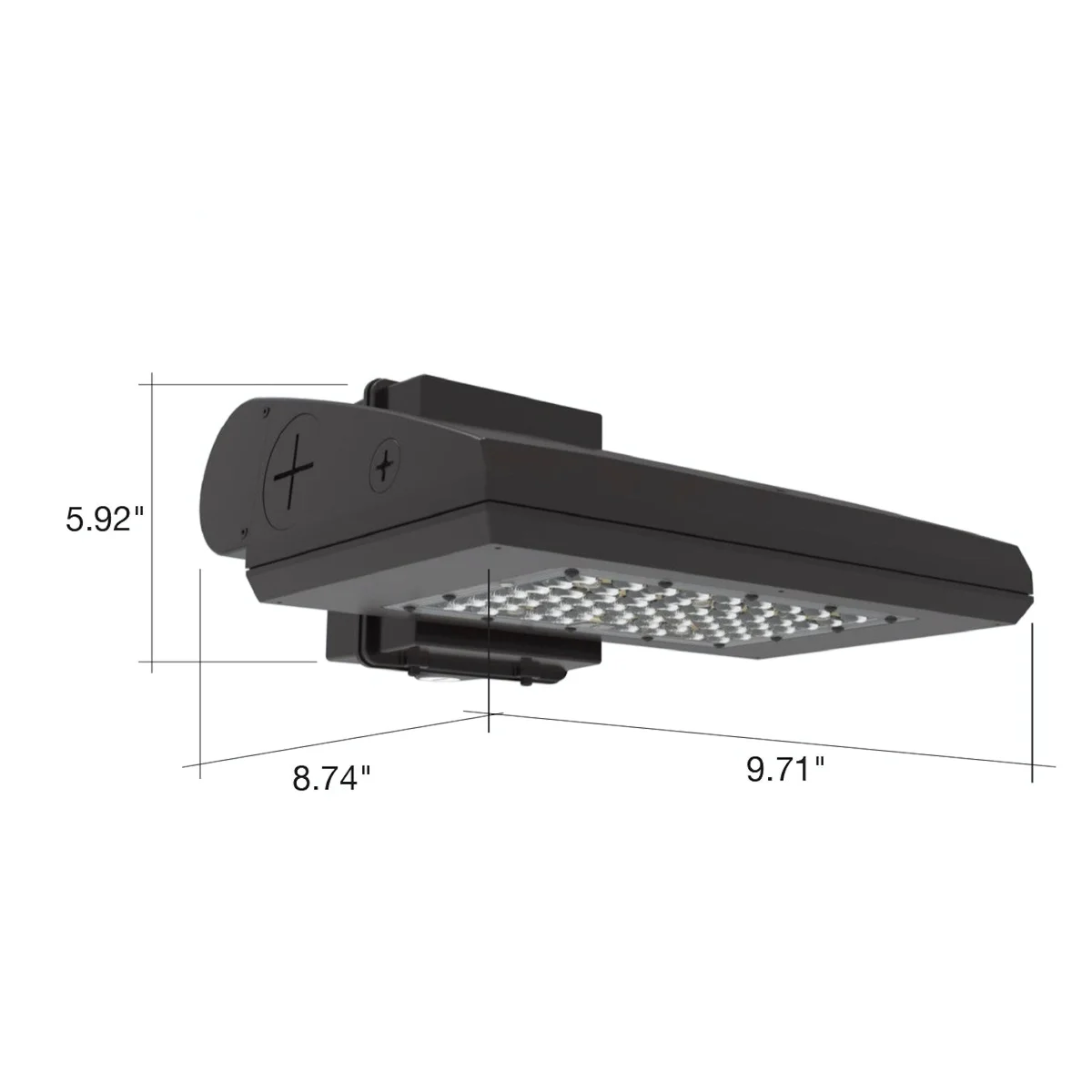 LED Full Cut Off Adjustable Wall Pack, 13000 Lumen Max, Wattage and CCT Selectable, Integrated Photocell, 120-347V - Image 6