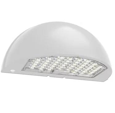 LED Semi-Circle Wall Pack, 10800 Lumen Max, CCT and Wattage Selectable, Integrated Photocell, 120-277V, Bronze, Black or White Finish - Image 5