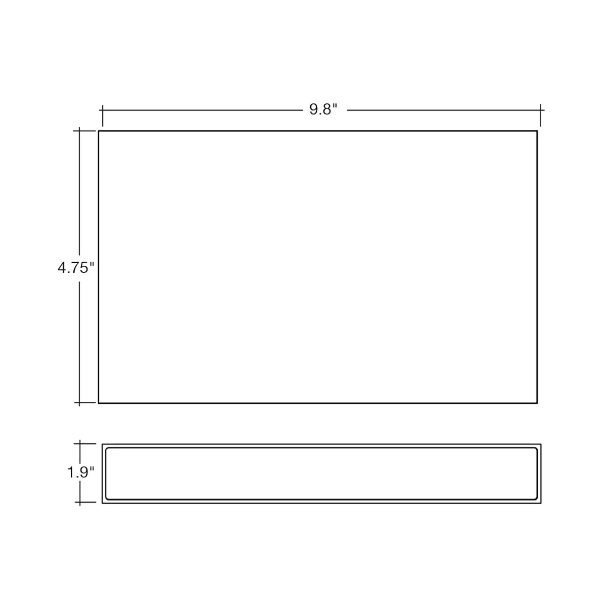 10" LED Up/Down Sqaure Wall Sconce, 2400 Lumens, 24W, CCT Selectable, 120-277V, White or Black Finish - Image 5