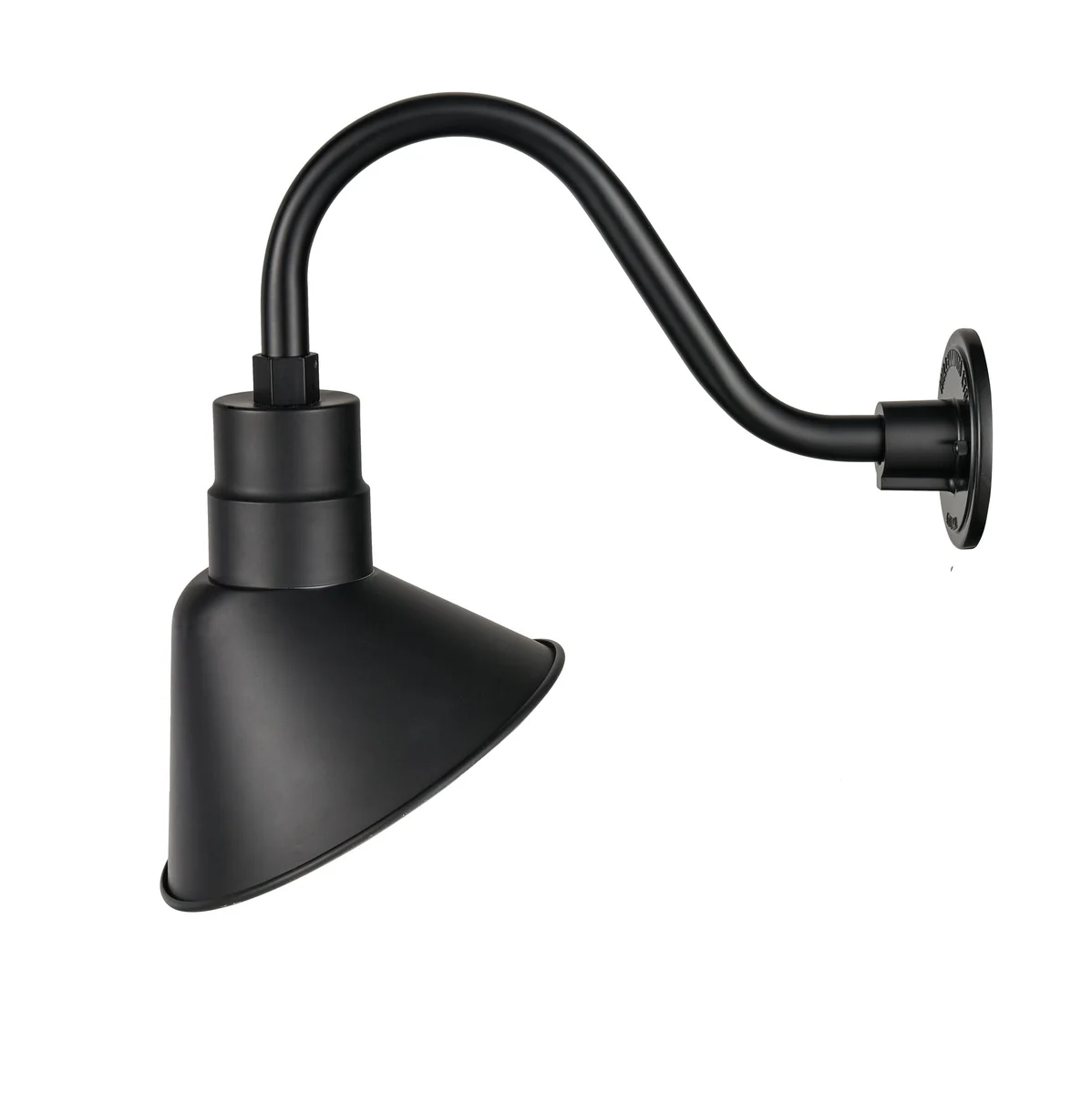 Millennium Lighting LED R Series RLM Outdoor 10" Angle Shade, Satin Black - Image 2