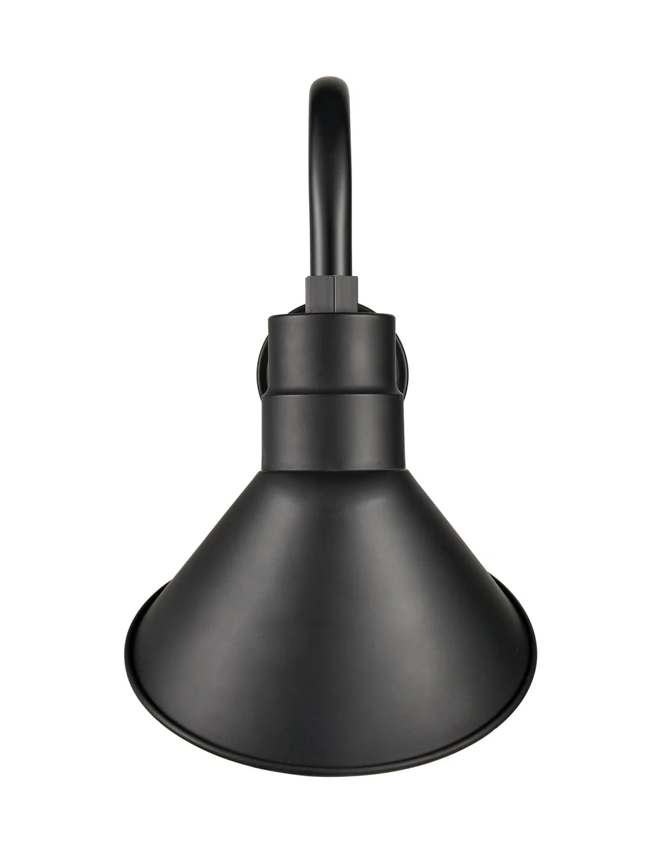 Millennium Lighting LED R Series RLM Outdoor 10" Angle Shade, Satin Black - Image 3