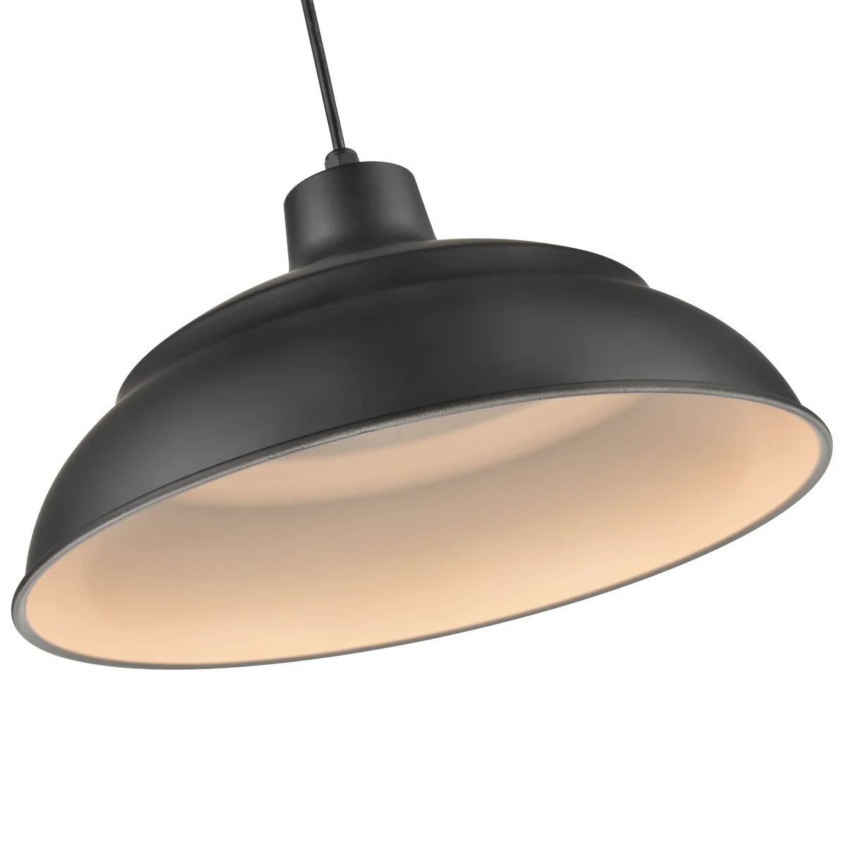 Millennium Lighting LED Outdoor 17" RLM Cord Hung Warehouse Shade Pendant Light - Image 2