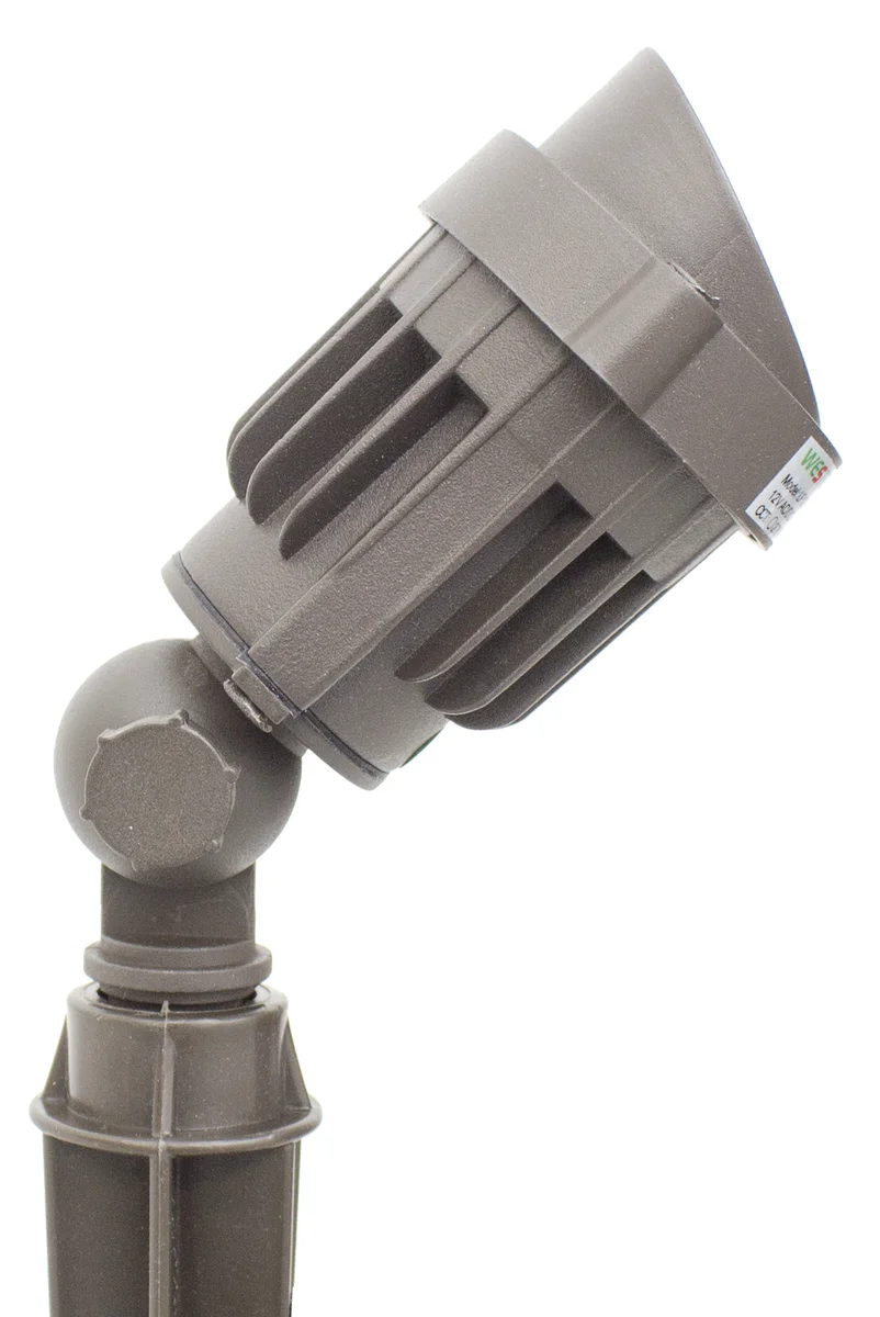 LED Bullet Landscape Flood Light, 6 Watt, 450 Lumens, 12V, 2700K, 3000K, 4000K or 5000K CCT, Knuckle Mount - Image 2