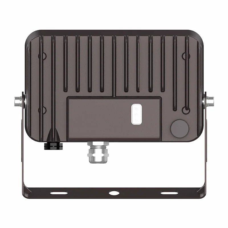 Compact Flood Light, Yoke Mount, 3150 Lumens, 30 watt, 120V, CCT Selectable 3000K/4000K/5000K, Dark Bronze Finish - Image 2