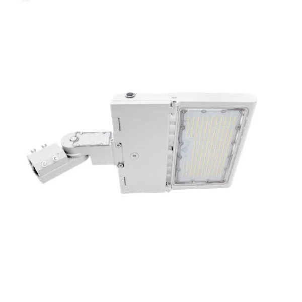 LED High Lumen Area/Parking Lot Light, Selectable Wattage 150/200/240/300, Selectable CCT, 120-277V, White Finish - Image 3