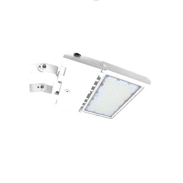 LED High Lumen Area/Parking Lot Light, Selectable Wattage 150/200/240/300, Selectable CCT, 120-277V, White Finish - Image 4