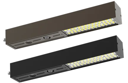 LED Area/Roadway Light, 11,250 Lumen Max, Wattage and CCT Selectable, Type V, 120-277V, Bronze or Black Finish