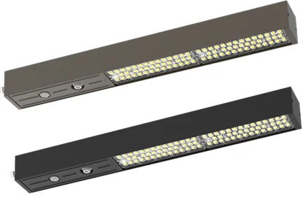 LED Area/Roadway Light, 22,500 Lumen Max, Wattage and CCT Selectable, Type V, 120-277V, Bronze or Black Finish