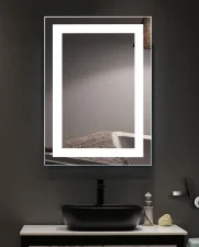 28"x20" Frontlit LED Mirror, 1,120 Lumens, 35W, 120V CCT Selectable 3000K/4500K,6500K - Image 3
