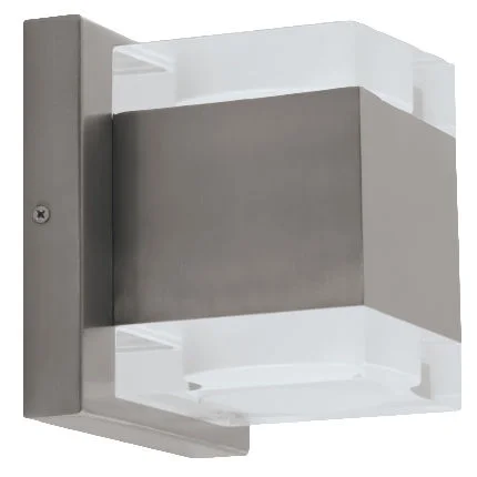 LED Architectural Indoor/Outdoor Wall Light w/Glass Lens, 20 Watt, 1400LM 120V, CCT Selectable 3000K/4000K/5000K, Black, Bronze, or Satin Nickel Finish - Image 3