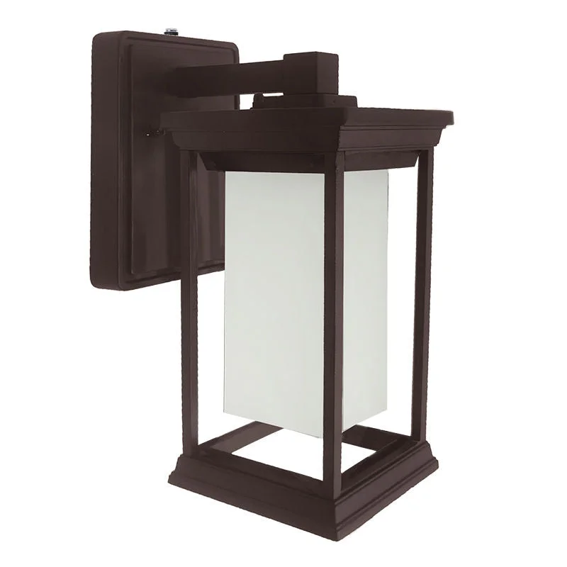 13" LED Outdoor Wall Lantern, 850LM, Oil Rubbed Bronze Finish, 20W, CCT Selectable, 120V - Image 3