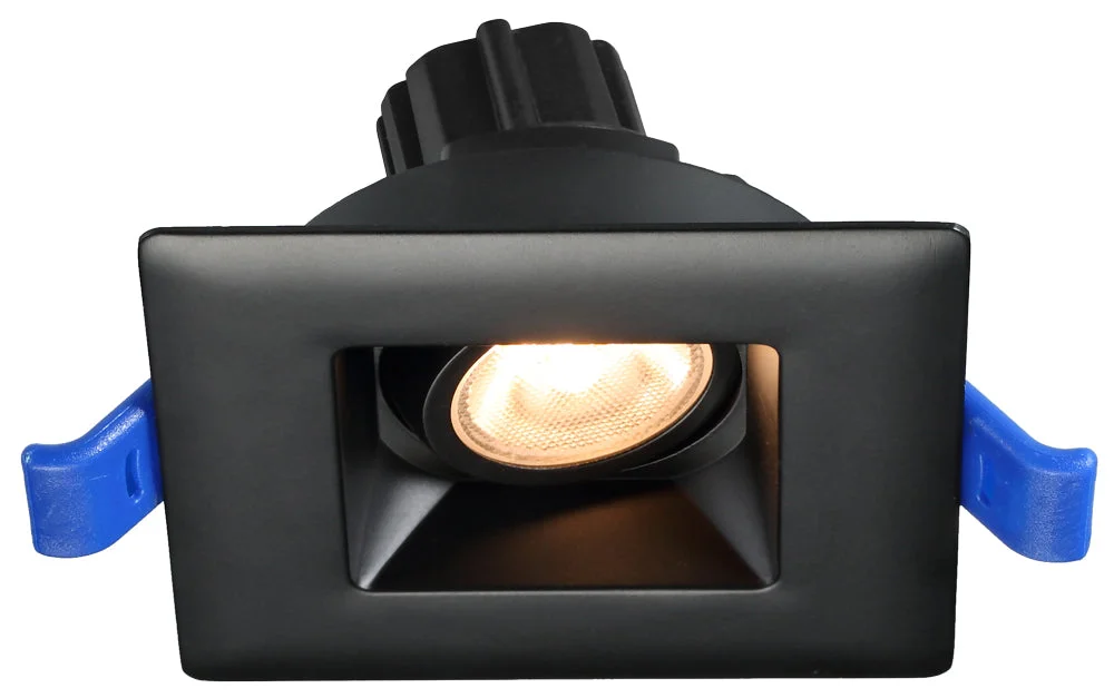 2″ Square Regressed Gimbal LED, 5.5W, Multiple CCT and Finishes - Image 2