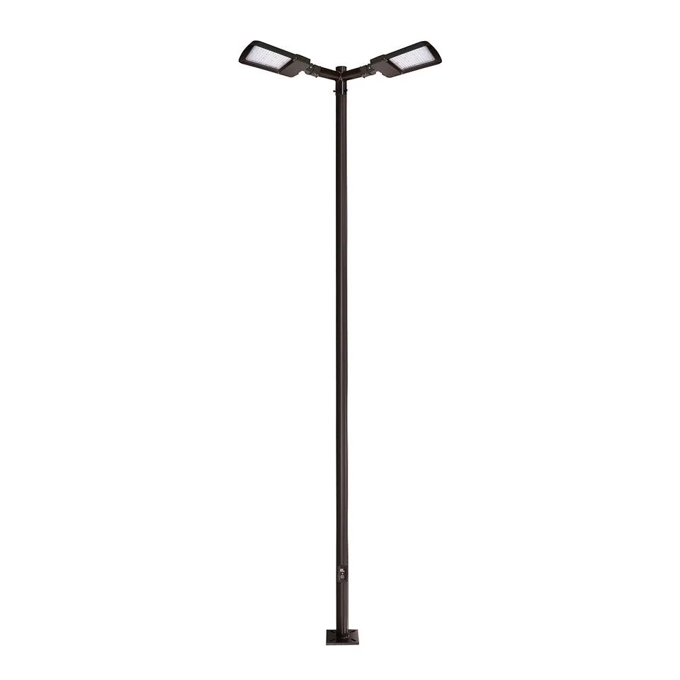 15FT LED Lighting System For Pickleball Court, 2 Light Poles and 4 LED Lights With Sports Optics - Image 3