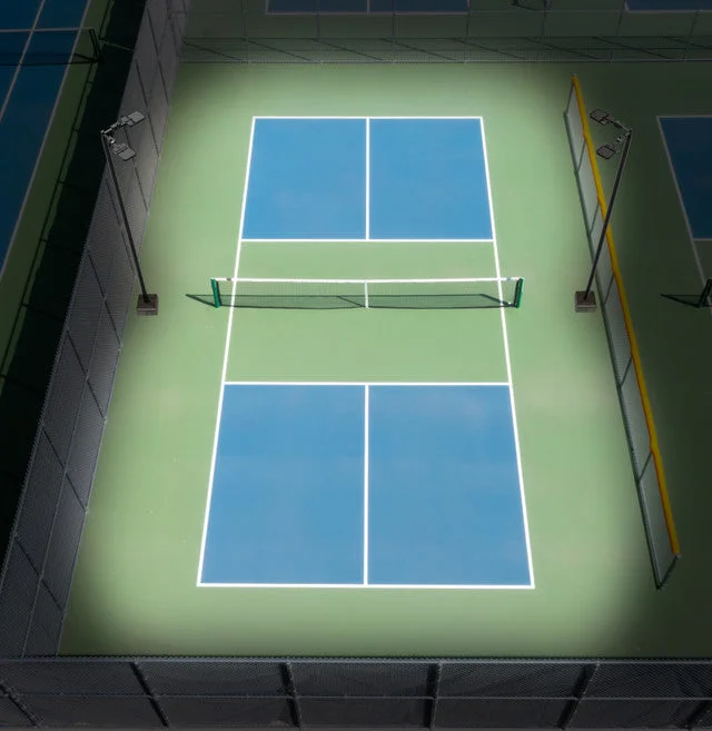 20FT LED Lighting System For Pickleball Court, 2 Light Poles and 4 LED Lights With Sports Optics - Image 2