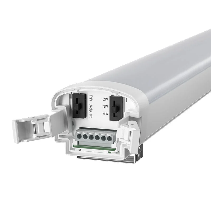 Modular 2ft LED Vapor Tight Fixture, Quick Connect, 10W/15W/18W Selectable, 2340 Lumens 120-277V, CCT Selectable: 3500K/4000K/5000K - Image 3