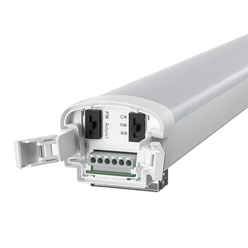 Modular 4ft LED Vapor Tight Fixture, Quick Connect, 20W/28W/36W Selectable, 4680 Lumens 120-277V, CCT Selectable: 3500K/4000K/5000K - Image 3