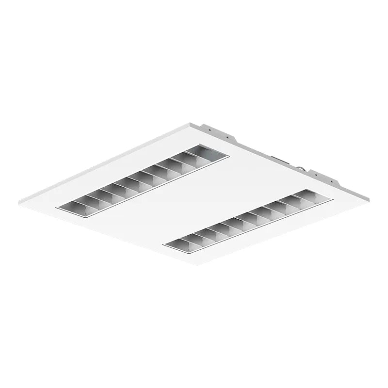 2x2 LED Architectural Grille Troffer, 4320 Lumen Max, Wattage and CCT Selectable, 120-277V