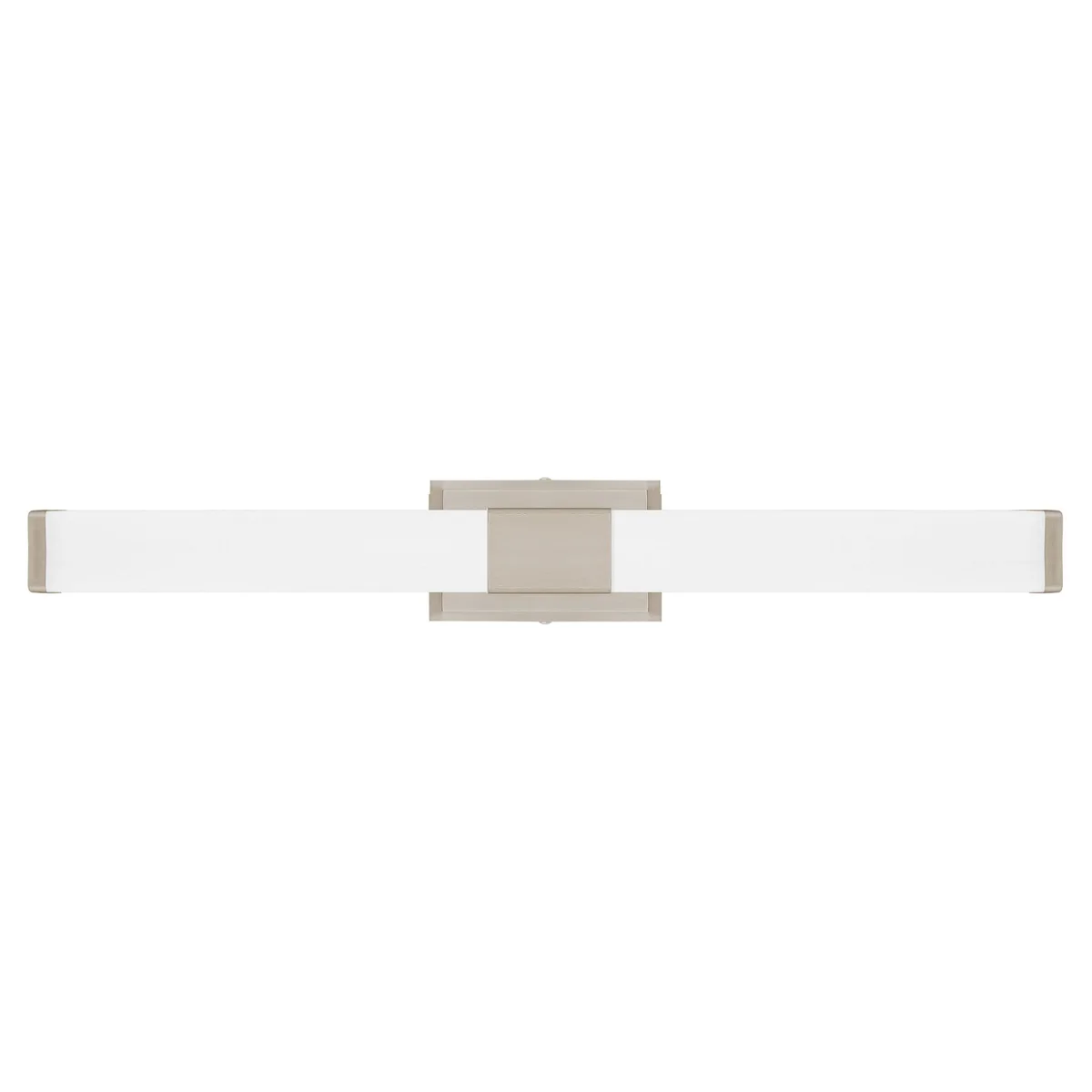 36" LED Multi-CCT Vanity Light with Cube PC Lens, 24W, 1680 Lumens, Brushed Nickel - Image 2