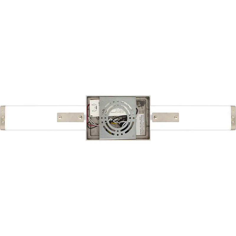 36" LED Multi-CCT Vanity Light with Cube PC Lens, 24W, 1680 Lumens, Brushed Nickel - Image 3