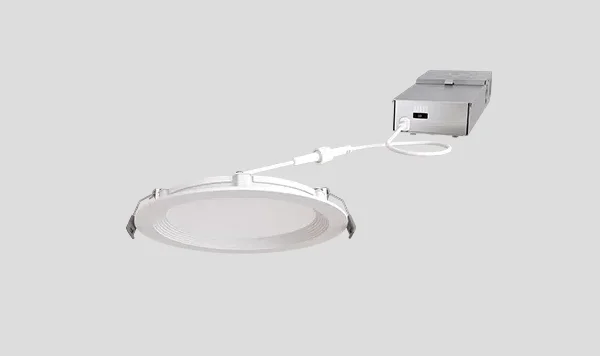 6" Round Multifit Flat Recessed Light, 800 Lumens, 9.5W, 120-277V, CCT Selectable 2700K/3000K/3500K/4000K/5000K - Image 2