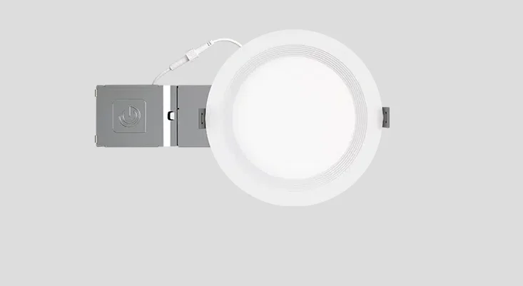6" Round Multifit Flat Recessed Light, 800 Lumens, 9.5W, 120-277V, CCT Selectable 2700K/3000K/3500K/4000K/5000K - Image 3