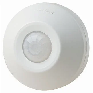 PIR Self-Contained Ceiling Mount Occupancy Sensor & Switching Relay, 277V (White)