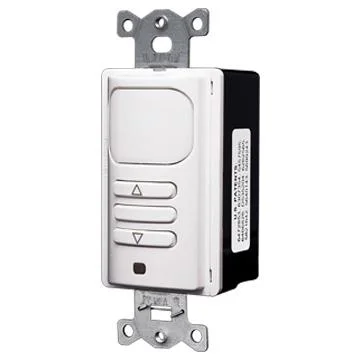 0-10V Passive Infrared (PIR) Dimming Wall Switch Sensor. Occupancy (auto-on) and Vacancy (manual-on) Color: White - Image 2