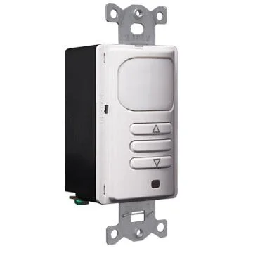 0-10V Passive Infrared (PIR) Dimming Wall Switch Sensor. Occupancy (auto-on) and Vacancy (manual-on) Color: White - Image 3