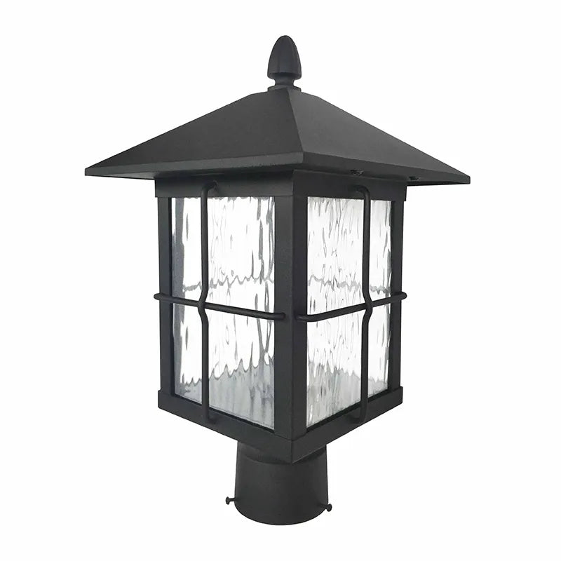 LED Post Mount Lantern, 1200 Lumens, 12W, CCT Selectable, 120V
