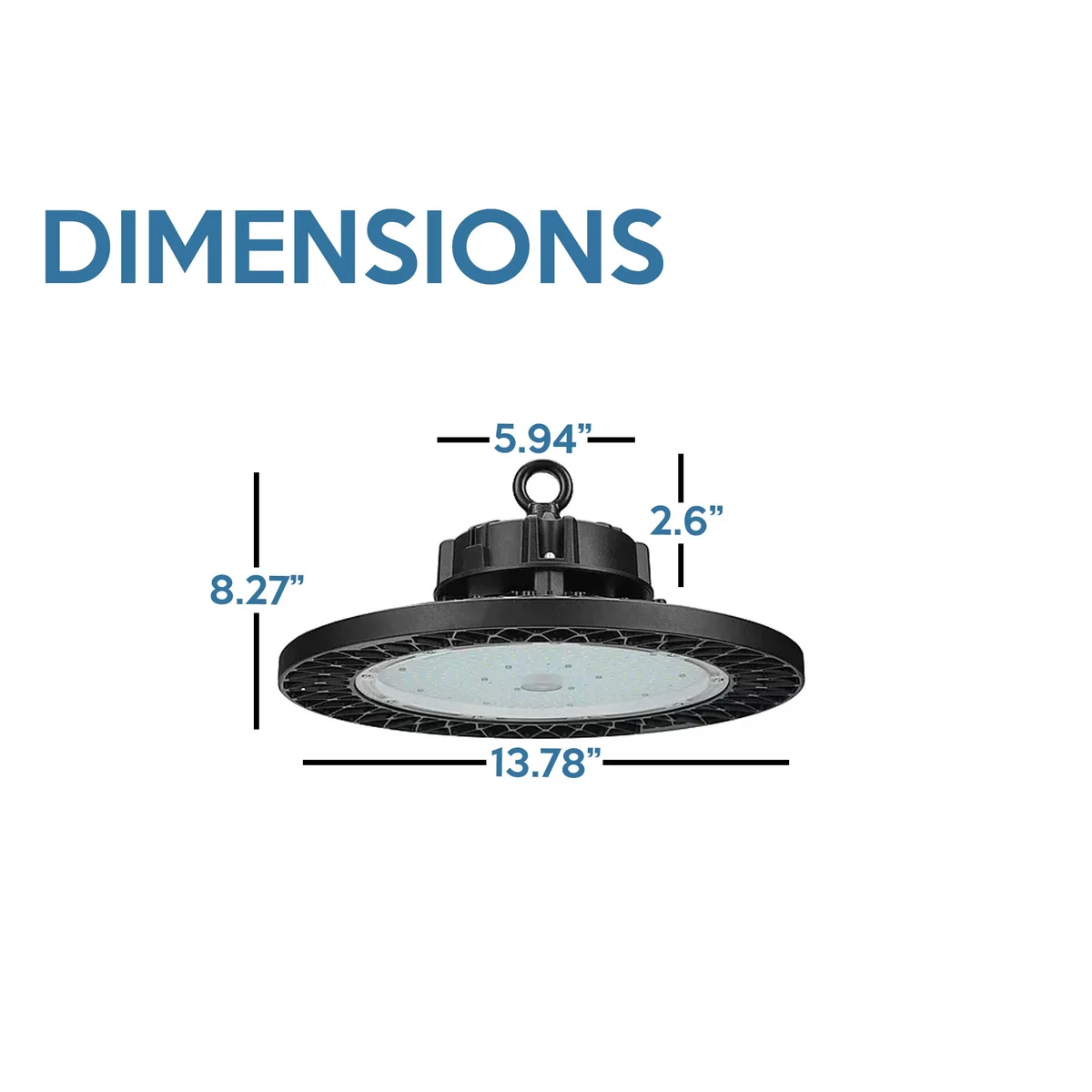 LED Mars UFO High Bay, 200 watt, 26,300 Lumens, Comparable to 400+ Watt Fixture, 120-277V - Image 4