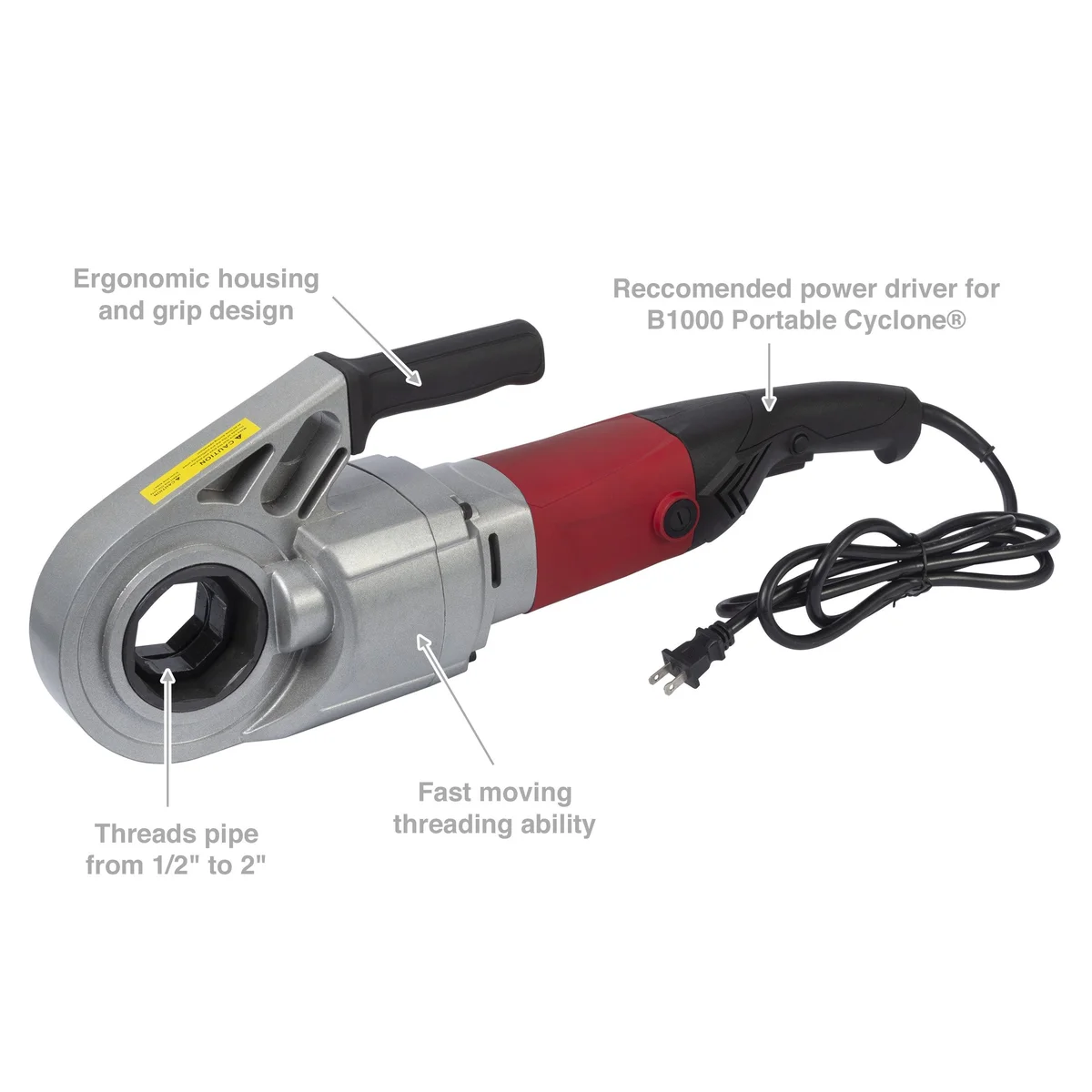 Gardner Bender PT200 Portable Electric Power Threader - Image 5