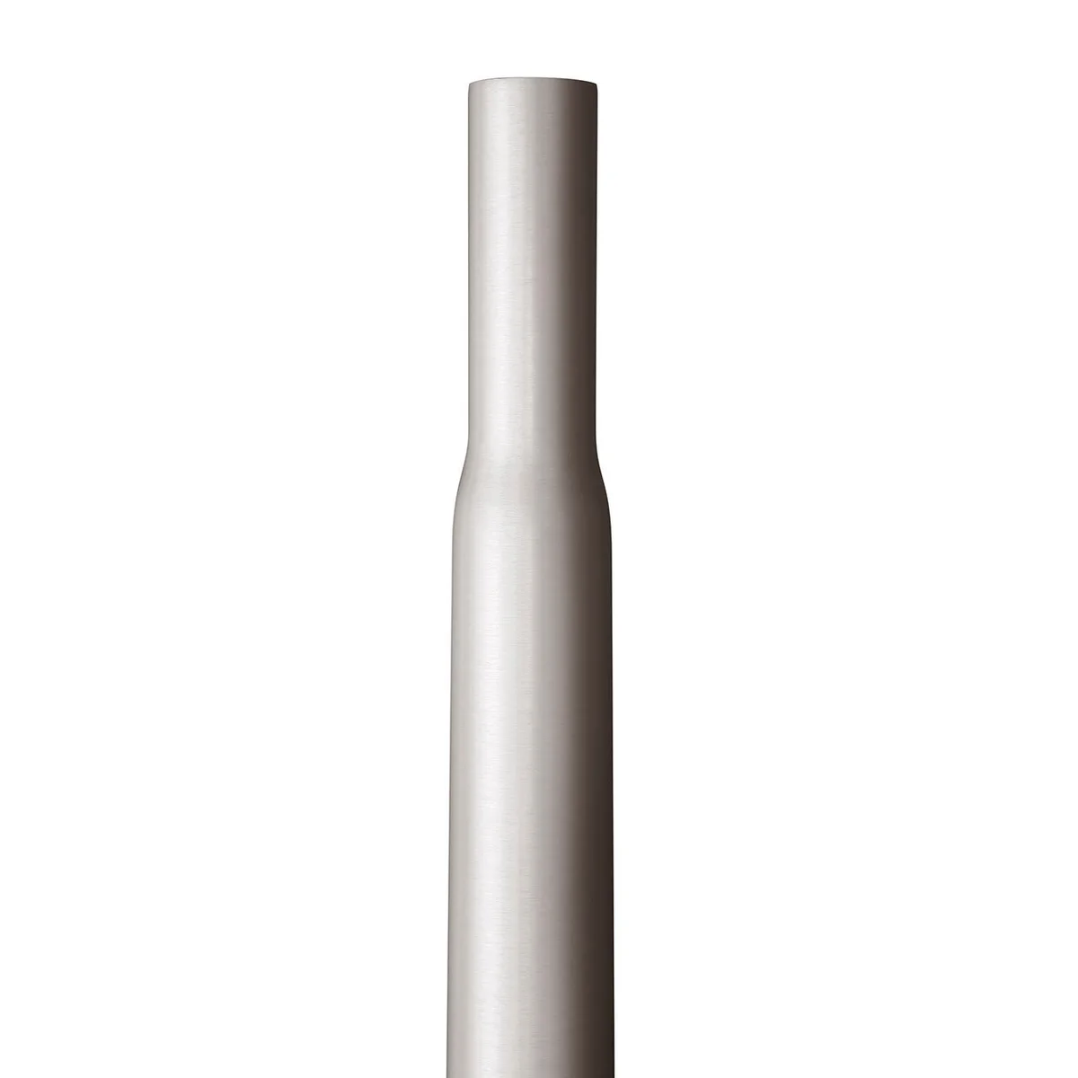 Quick Ship - 20 Foot Round Tapered Direct Burial Aluminum Light Pole, Dark Natural Aluminum Finish