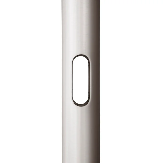 Quick Ship - 20 Foot Round Tapered Direct Burial Aluminum Light Pole, Dark Natural Aluminum Finish - Image 2