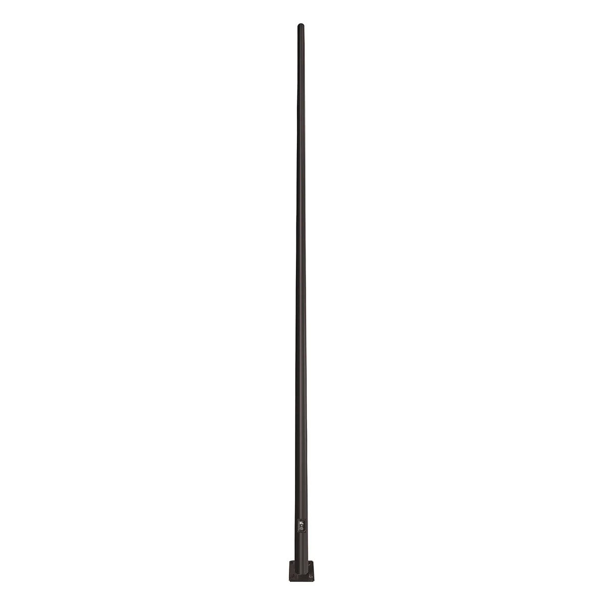 Quick Ship - 25 Foot Round Tapered Steel Light Pole, 6.6 Inch Diameter, 11 Gauge - Image 2