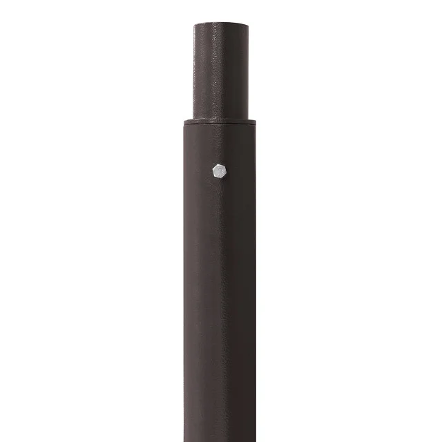Quick Ship - 25 Foot Round Tapered Steel Light Pole, 6.6 Inch Diameter, 11 Gauge - Image 5
