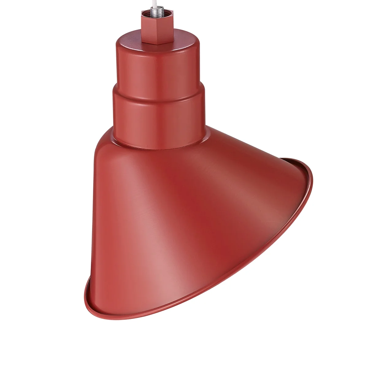 Millennium Lighting 10" RLM Angle Shade, Satin Red Finish - Image 5
