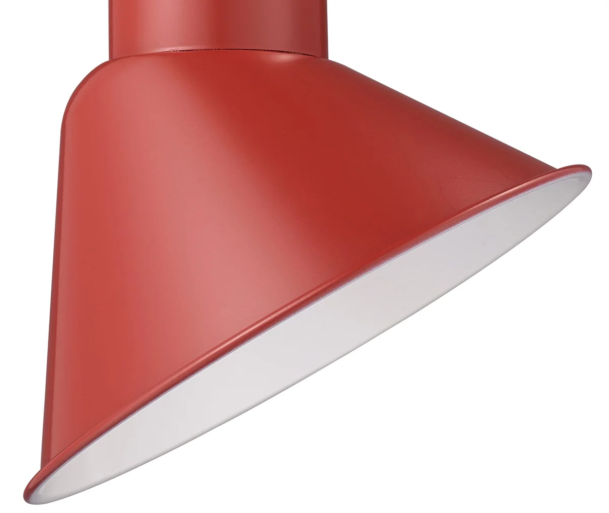 Millennium Lighting 10" RLM Angle Shade, Satin Red Finish - Image 6
