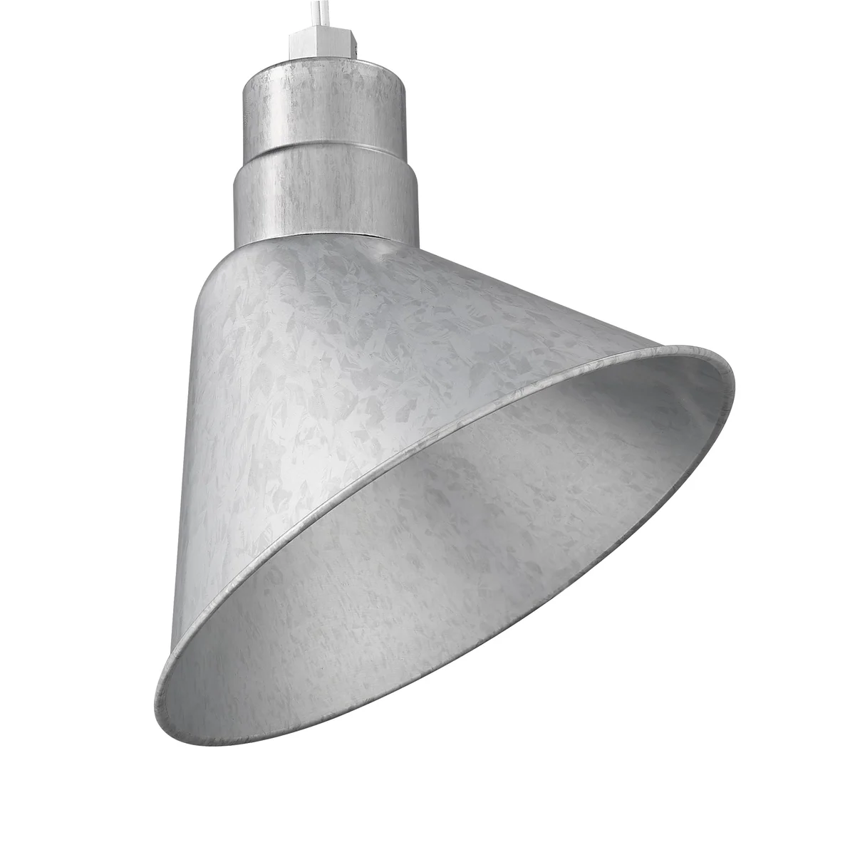 Millennium Lighting 12" RLM Angle Shade, Galvanized Finish - Image 4