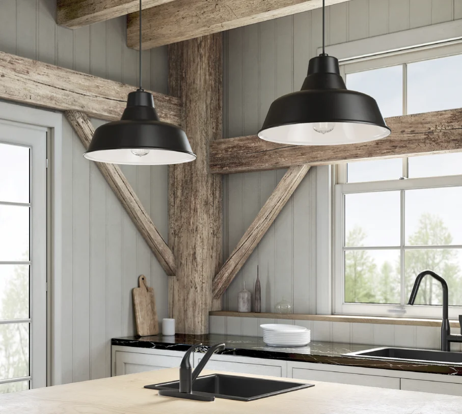 Millennium Lighting 17" RLM Cord Hung Classic Warehouse - Image 2