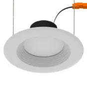 6" LED Retrofit Downlight, 900 Lumens, 10.5W, CCT Selectable, Baffle Trim, 120V - Image 4
