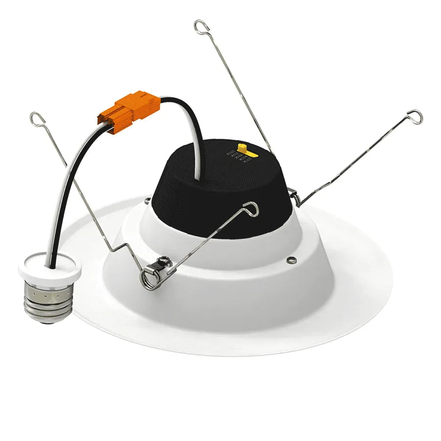 6" LED Retrofit Downlight, 900 Lumens, 10.5W, CCT Selectable, Smooth Trim, 120V - Image 2