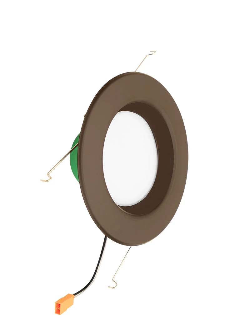6" LED Retrofit Downlight, Smooth Trim, 14W, 120V, Multiple Finishes - Image 3