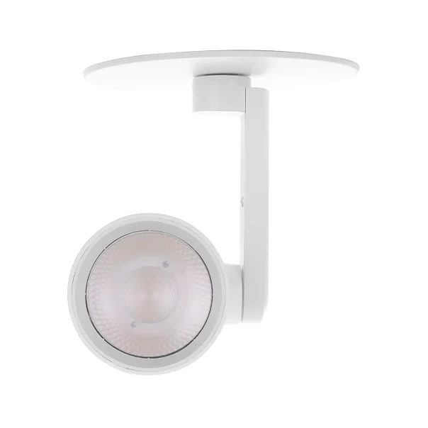 LED Track Light, 1391 Lumen Max, Wattage and CCT Selectable, 120V, White Finish - Image 2