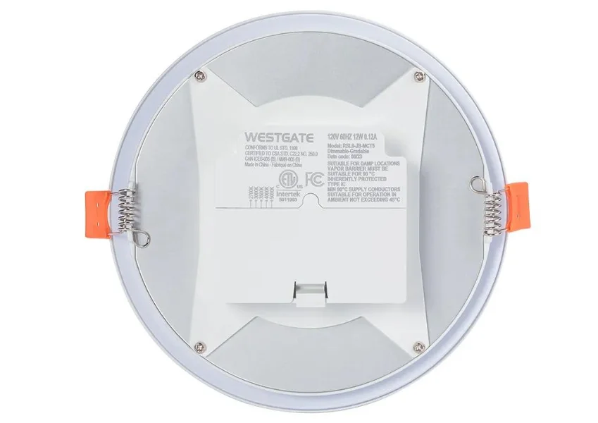6in J-BOX SLIM SNAP-IN RECESSED LIGHT, 12W 1000LM 5CCT - Image 4