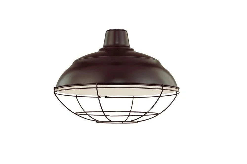 Millennium Lighting 17" RLM Warehouse Shade Goose Neck Mount, Architectural Bronze Finish - Image 7
