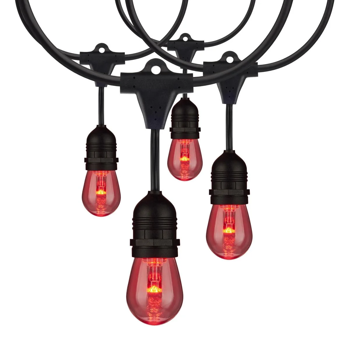 24Ft; 12-S14 Lamp; LED String Light; Starfish IOT; RGBW - Image 3