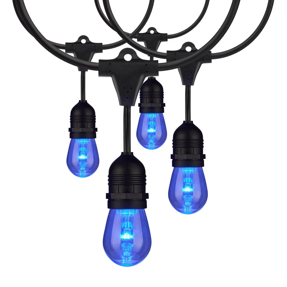 24Ft; 12-S14 Lamp; LED String Light; Starfish IOT; RGBW - Image 5