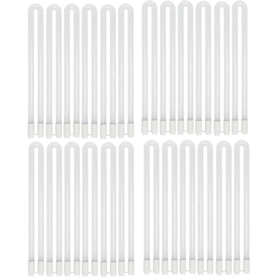 24 PK SATCO 13W T8 U-Bend LED; 50000 Average rated hours; Medium bi-pin base - Image 2